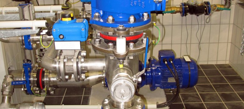 Pumpenanlage Regenrückhaltebecken Hauptstraße