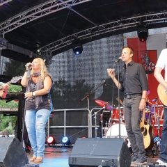 Die Band »Pock@Coffee« spielte am Abend zur Freude der Festbesucher mit Bravour auf.