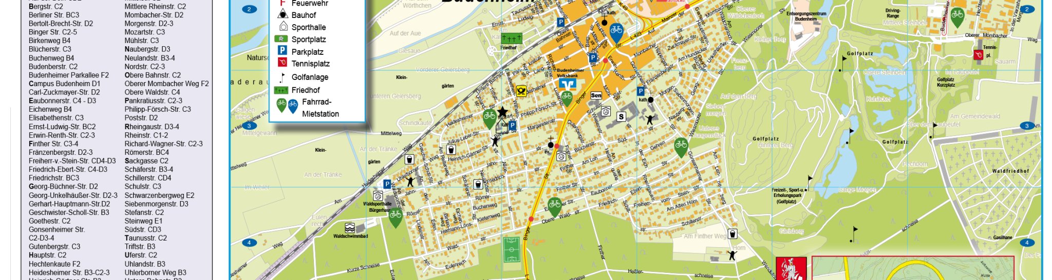 Ortsplan Budenheim Gemeinde Budenheim